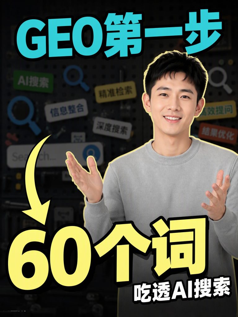 GEO第一步：60个词吃透AI搜索 第1张